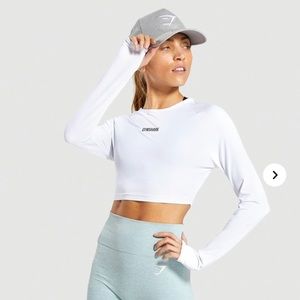 Gym shark Crop Top
